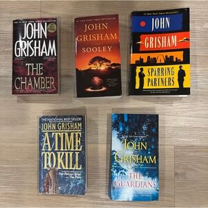 John Grisham - Lot of 5 books - Mixed Titles - Paperback - The Guardians, Sooley